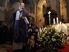 Dlouholetý Havl�v p�ítel Tomá� Halík slou�il 20. prosince v kostele Nejsv�t�j�ího Salvátora v Praze smute�ní bohoslu�bu za zesnulého bývalého prezidenta Václava Havla. 