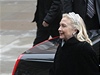 Hillary Clintonová na pohbu Václava Havla