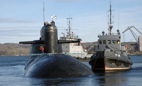 Ruská jaderná ponorka Jekatrinburg
