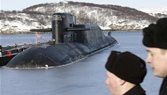 Jaderná ponorka Jekatrinburg  na ruské námonické základn