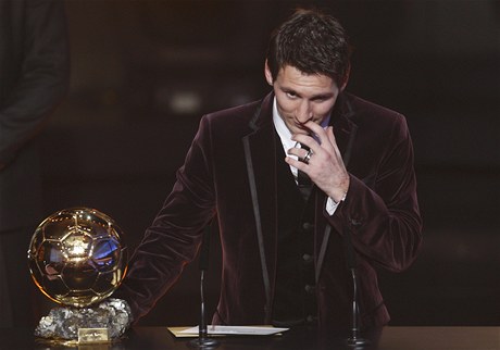 Zlatý míč FIFA - nejlepší fotbalista: Lionel Messi z Barcelony