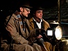 Zachránci svta. Holmes (Robert Downey) a Watson (Jude Law) .