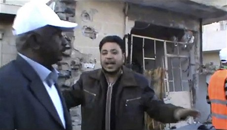 Pozorovatel LAS na inspekci v Homsu