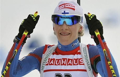 Biatlonistka Mäkäräinenová