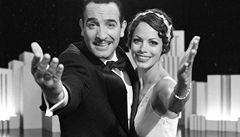 George Valentin (Jean Dujardin) a Peppa Millerová (Bérénice Bejoová), hrdinové snímku The Artist