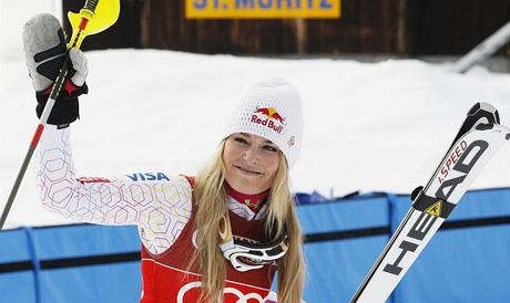 Americká lyaka Lindsey Vonnová vyhrála superkombinaci Svtového poháru ve Svatém Moici