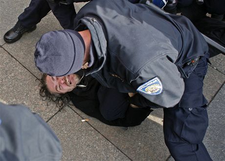 Chorvatsk policie tvrd zashla proti odprcm vstupu zem do EU