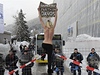 Demonstrace hnutí Femen v Davosu