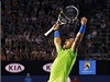 panlský tenista Rafael Nadal slaví vítzství ve tvrtfinále Australian Open nad Tomáem Berdychem