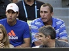 Ivan Lendl sleduje semifinálovou bitvu Australian Open svého svence Andyho Murray proti Novaku Djokoviovi