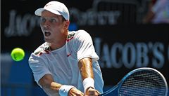 eský tenista Tomá Berdych na Australian Open