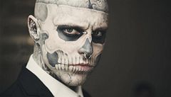 Zombie Boy v Praze, potetovaného modela objevil stylista Lady Gaga