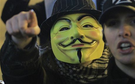 Hackei Anonymous  ilustraní foto