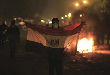 Egyptský demonstrant, Káhira