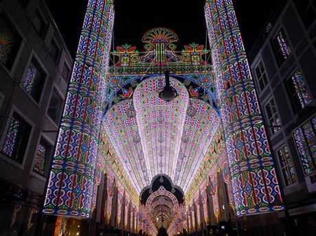 Dechberoucí projekce na belgickém festivalu.