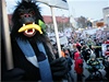 Na protesty Gorila v Bratislav se sely tisíce lidí. 3.2.2012 