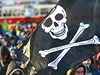 Demonstrace svolaná eskou pirátskou stranou proti podpisu dohody ACTA na praském Klárov