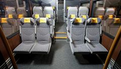 Economy t�ída v nových vlacích firmy Leo Express