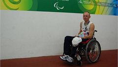 Jan Vaněk po úspěšném paralympijském závodě.