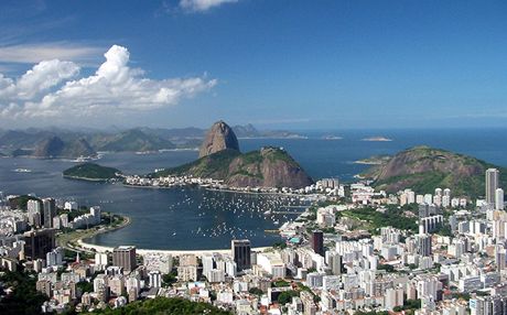 Pohled na Rio de Janeiro.