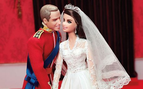 Princ William a Kate se budou prodávat jako panenky Barbie.