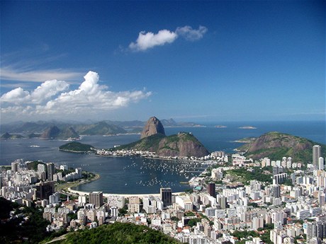 Pohled na Rio de Janeiro.