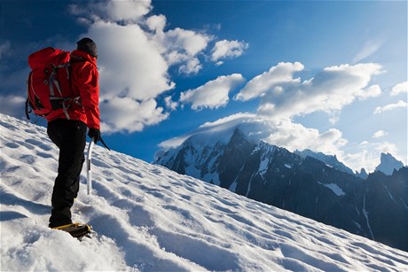 Výstup na Mont Blanc - ilustraní foto.