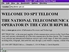 Web prvního poskytovatele internetového pipojení SPT Telecom (dnes O2)