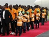 Smutní fotbalisté Pobeí slonoviny se vrátili dom