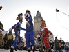 Pr�vodem masek byly 11. února na pra�ském Starom�stském nám�stí zahájeny slavnosti Carnevale Praha 2012. 