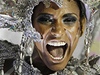 Tanenice na karnevalu v brazilské metropoli Rio de Janeiro 20. února 2012