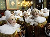 Karneval v belgickém msteku Binche, v nm hrají hlavní úlohu postaviky zvané 'Gilles'.