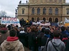 V Praze a dalích mstech protestovali studenti.