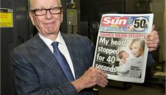 Rupert Murdoch a jeho nedělní verze nedělní verze bulvárního listu The Sun