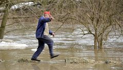 Vlivem prudkého tání dolo na íce Balince v Balinách na ársku k ucpání koryta eky a následn k jejímu rozlití do okolních polí. 