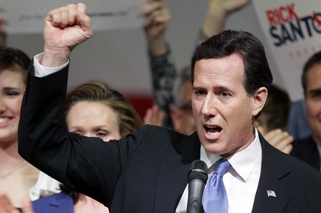 Prezidentský kandidát Rick Santorum