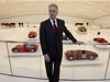 Piero Lardi Ferrari pózuje den ped slavnostním otevením muzea v Moden.