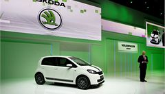 P�tidve�ová verze modelu �koda Citigo na autosalonu v �enev�.