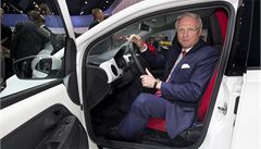 P�edseda p�edstavenstva �koda Auto Winfried Vahland p�edstavil 5. b�ezna na autosalonu v �enev� nový v�z �koda Citigo v p�tidve�ové verzi. 