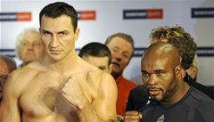 Vladimir Kli�ko (vlevo) a Jean-Marc Mormeck