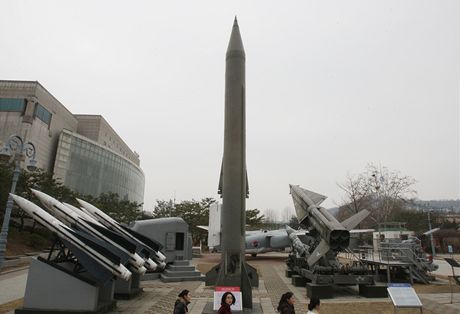 Model severokorejské rakety Scud-B