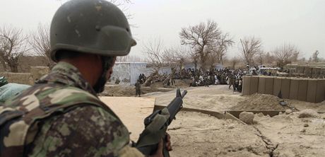 Voják v provincii Kandahár (ilustraní foto)