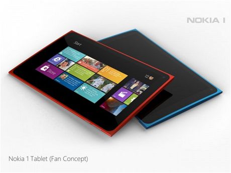 Takto by ml první tablet od Nokia vypadat podle návrhu fanouk znaky.