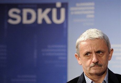 Předseda SDKÚ-DS Mikuláš Dzurinda.