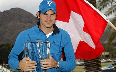 Roger Federer po triumfu v Indian Wells
