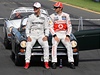 Jenson Button a Michael Schumacher.