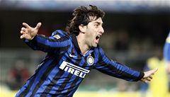 Fotbalista Interu Milán Diego Milito