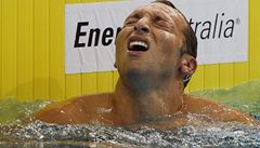 Hvězdný australský plavec Ian Thorpe po návratu neoslnil