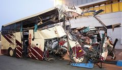 Autobus se vracel z ly�a�ského kurzu ve Val d'Anniviers.