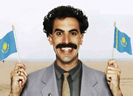 Svérázný Kazach Borat. 